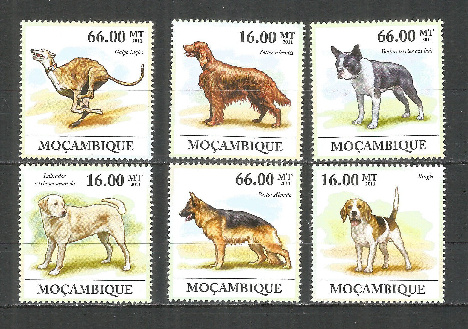 Mozambique 2011 Year, Mint Mnh (**)  Dogs