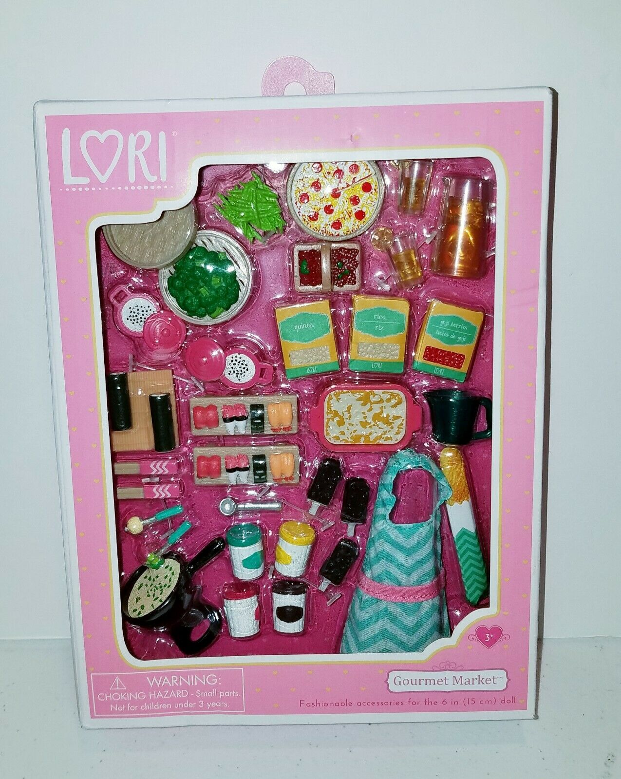Lori Doll Our Generation 6” Doll Gourmet Market Food Accessory Set Fits Mini Ag