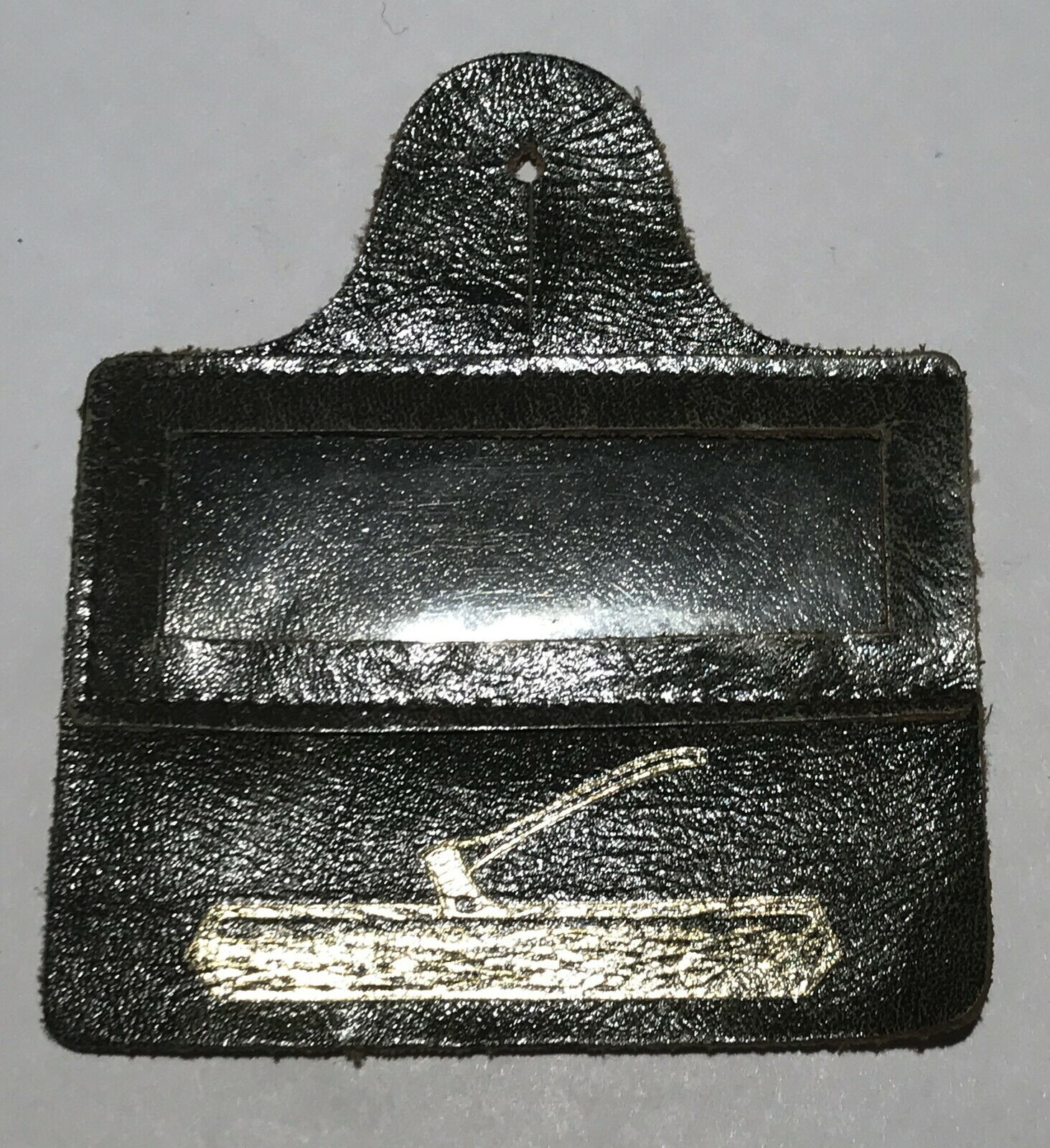 Woodbadge Gilwell leather name badge MC6