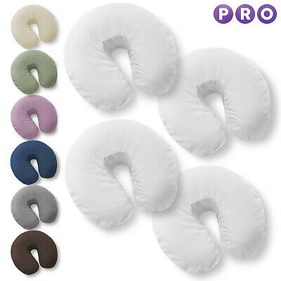 4 Pk Massage Table Face Cradle Head Rest Covers - Microfiber Fitted