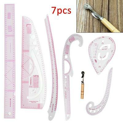 7 X  Sew French Curve Metric Ruler Multifunction Sewing Dressmaking Tailor Tool