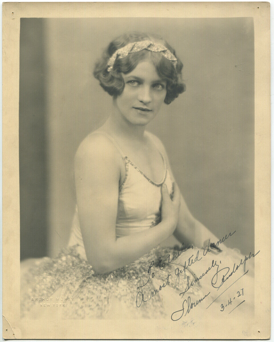 Metropolitan Opera Dancer Florence Rudolph Signed Photograph